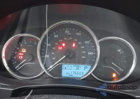 2015 Toyota Corolla Le из США, поврежденный, VIN 2T1BURHE4FC284491